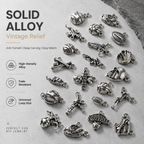 RETRO SPORTS Silver Charms（ mixed pack）