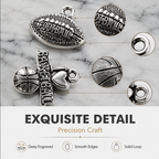 RETRO SPORTS Silver Charms（ mixed pack）