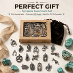 WESTERN CHARM SET‑Vintage Cowboy Style Pendants（ mixed pack）